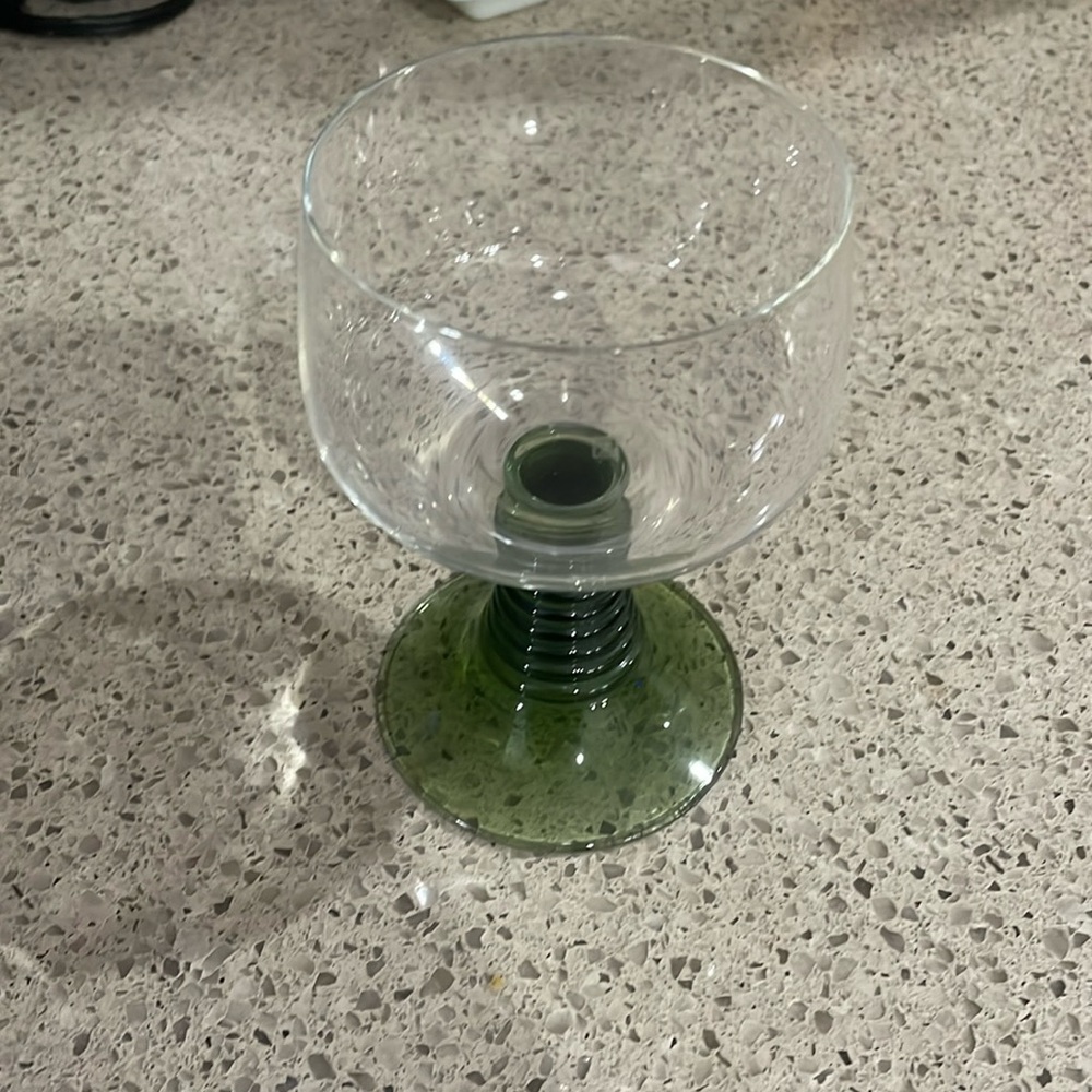 Vintage glasses - green